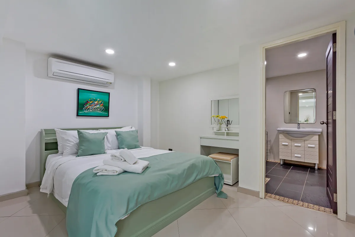 Studio apartment interior