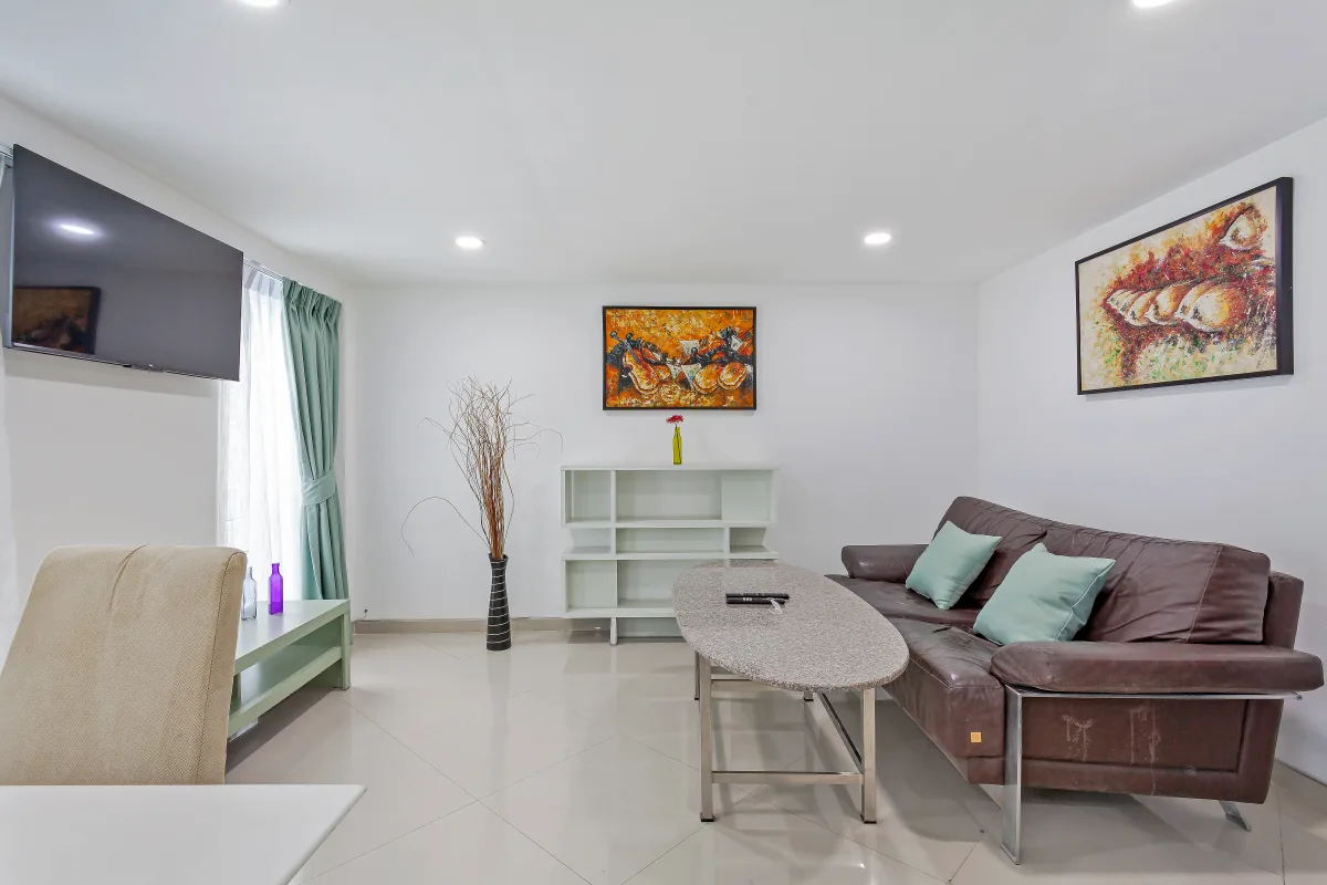 Studio apartment interior