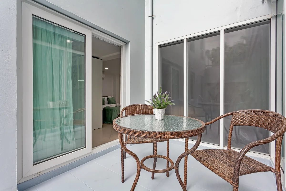 Studio apartment interior