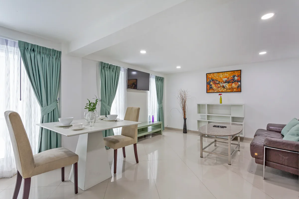 Studio apartment interior