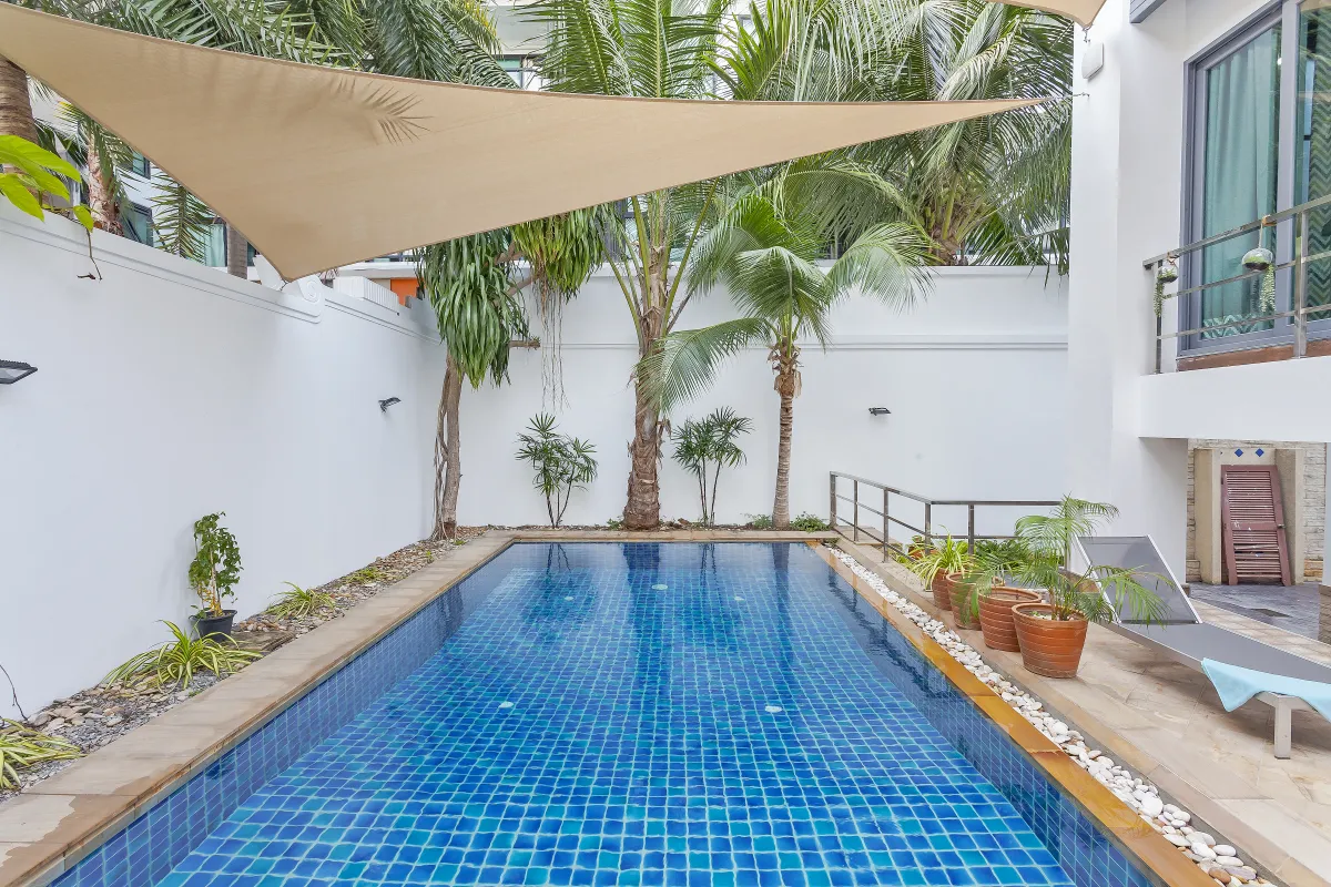 Angels Villa pool view