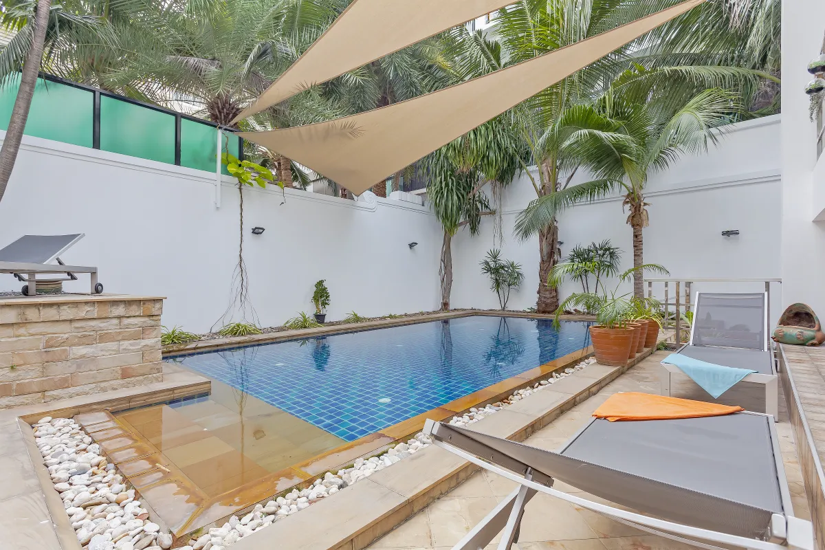 Angels Villa grounds view