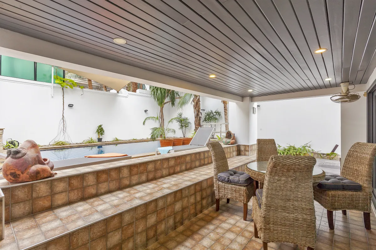 Angels Villa outdoor area